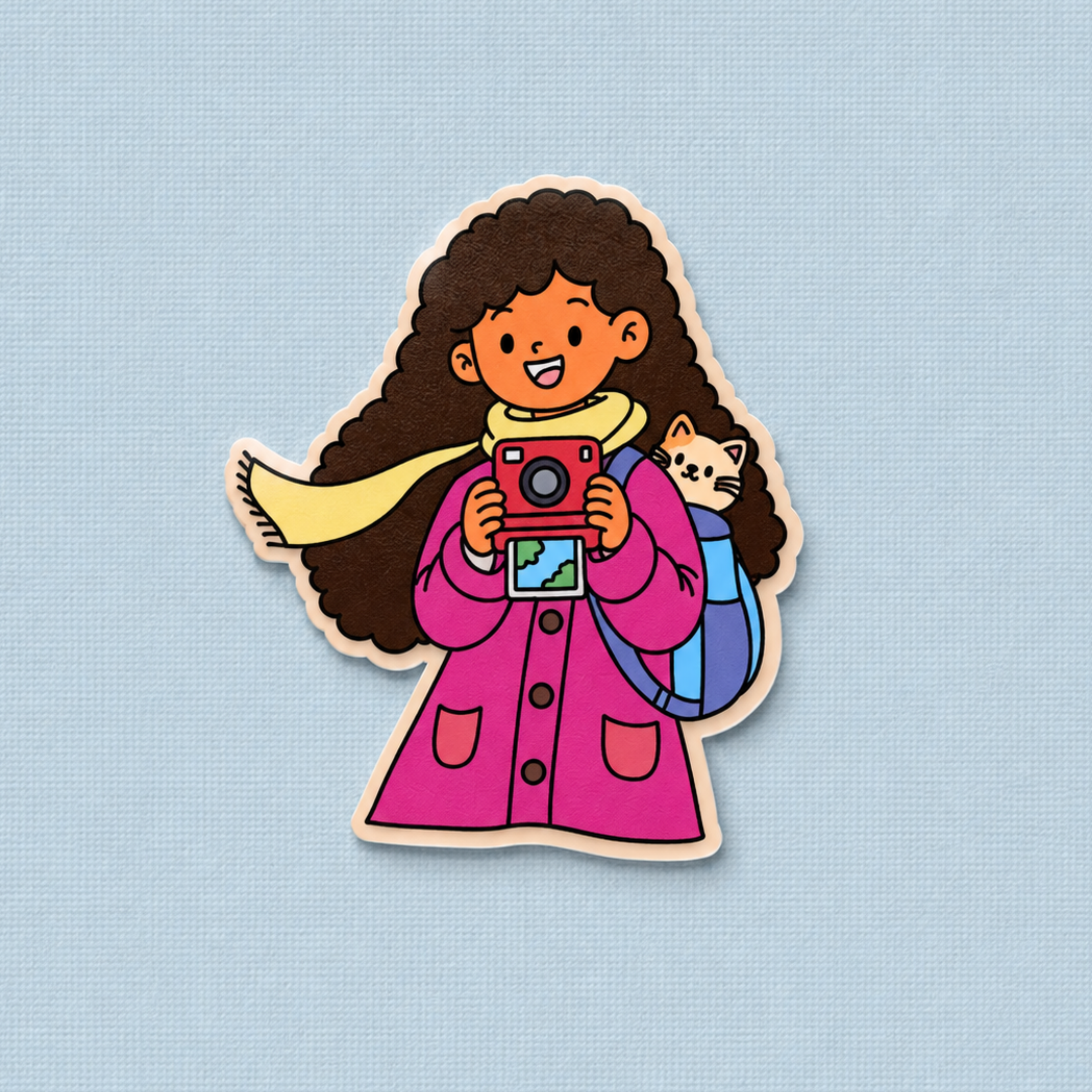 Say Cheese Sticker