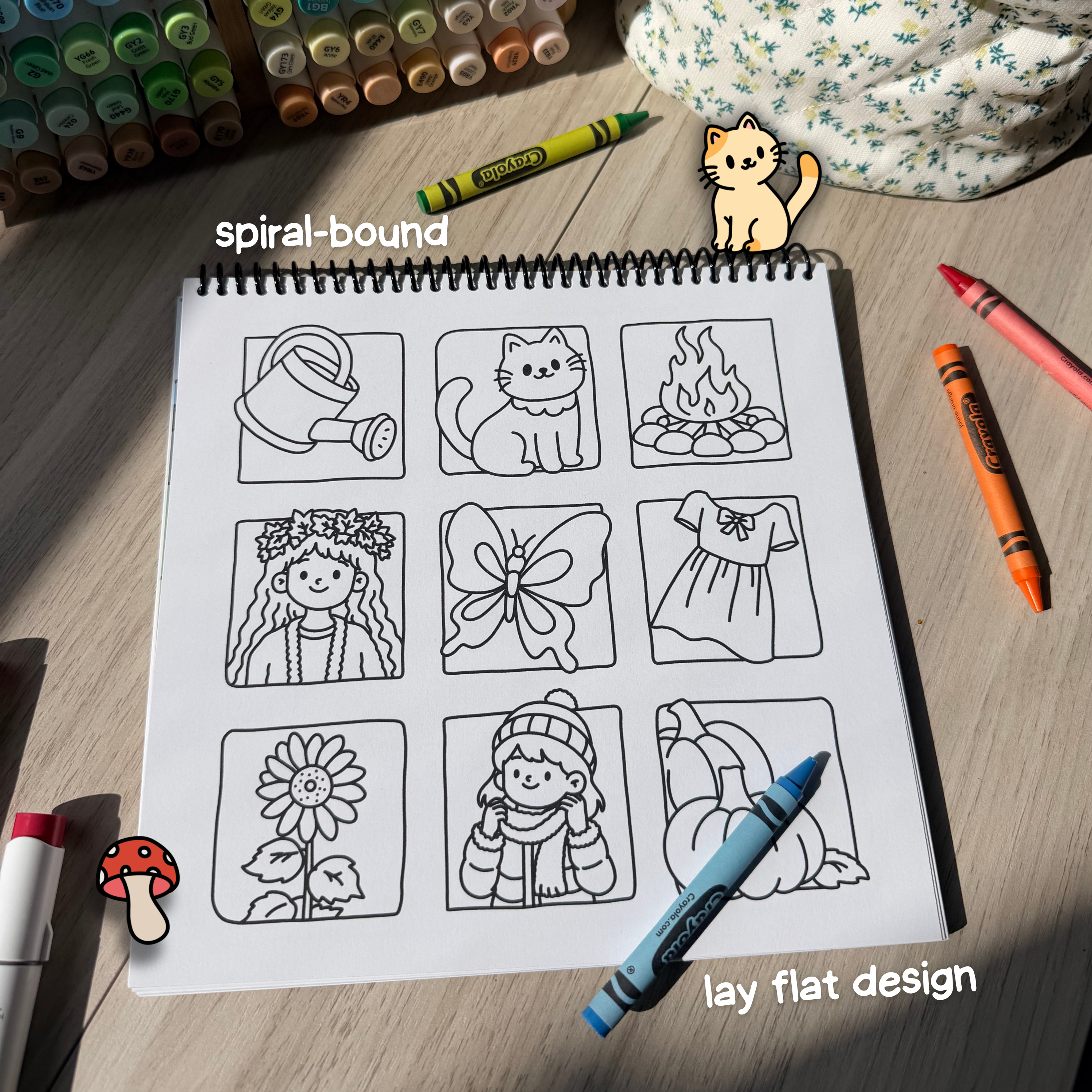 Sweater Weather  Coloring Book (Top Bound)