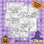 Spooky Season Printable Coloring Pages