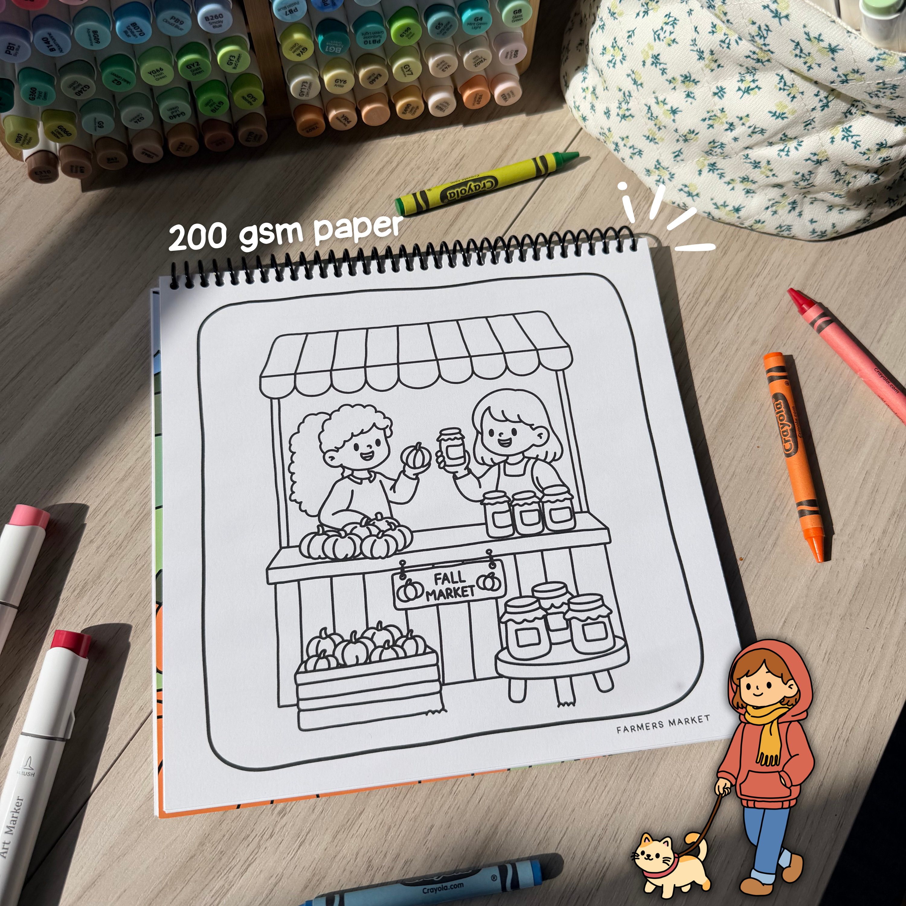Sweater Weather  Coloring Book (Top Bound)