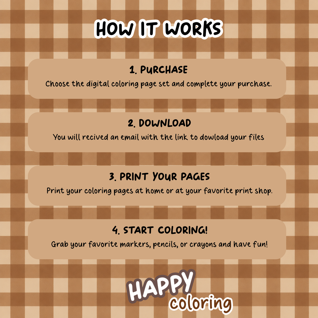 Fall Coloring Cards Printable Set