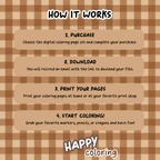 Fall Coloring Cards Printable Set
