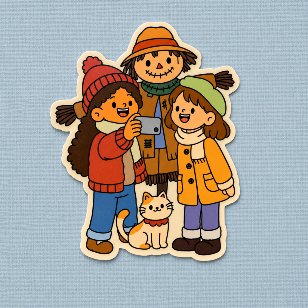 Scare Crow Sticker