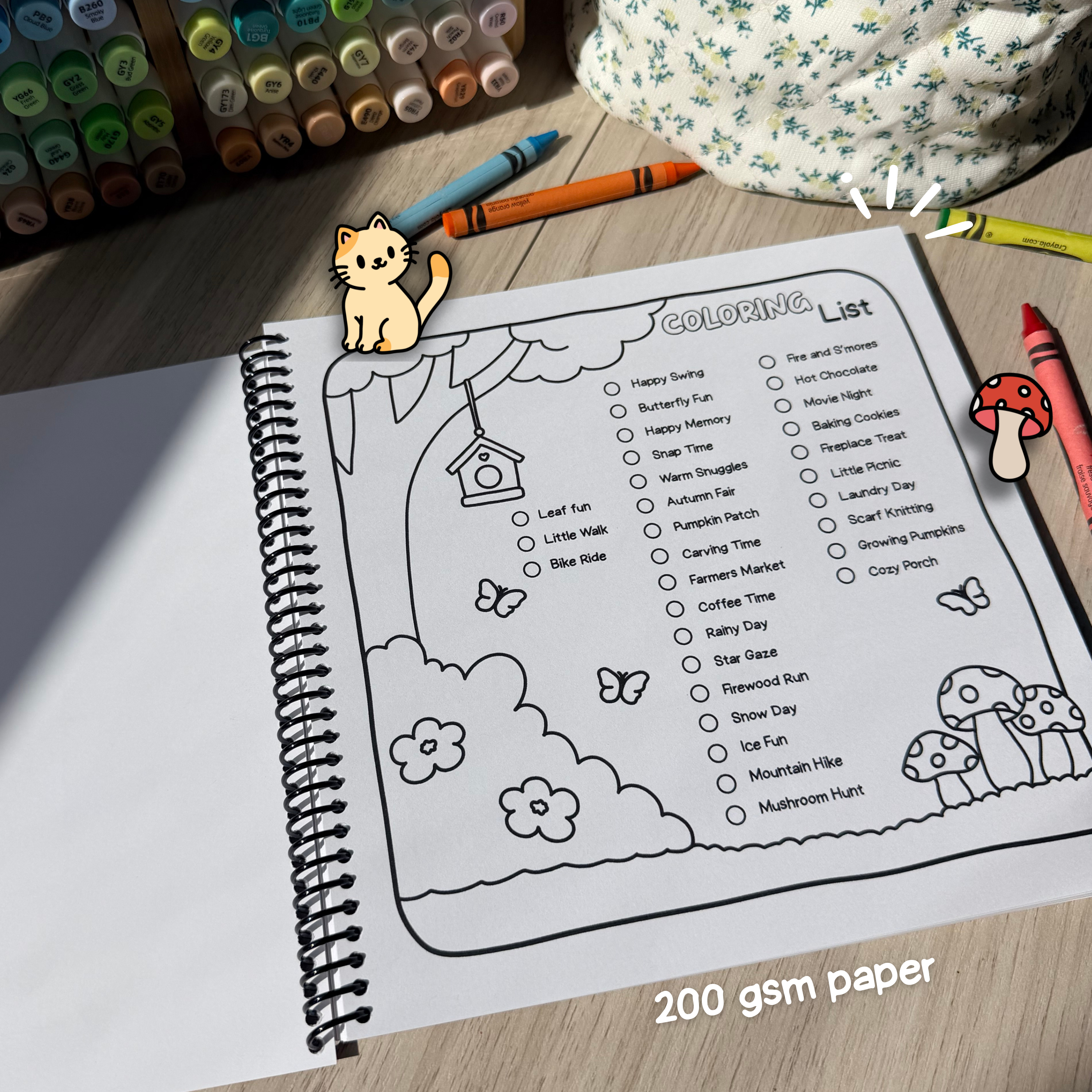Sweater Weather  Coloring Book (Side Bound)