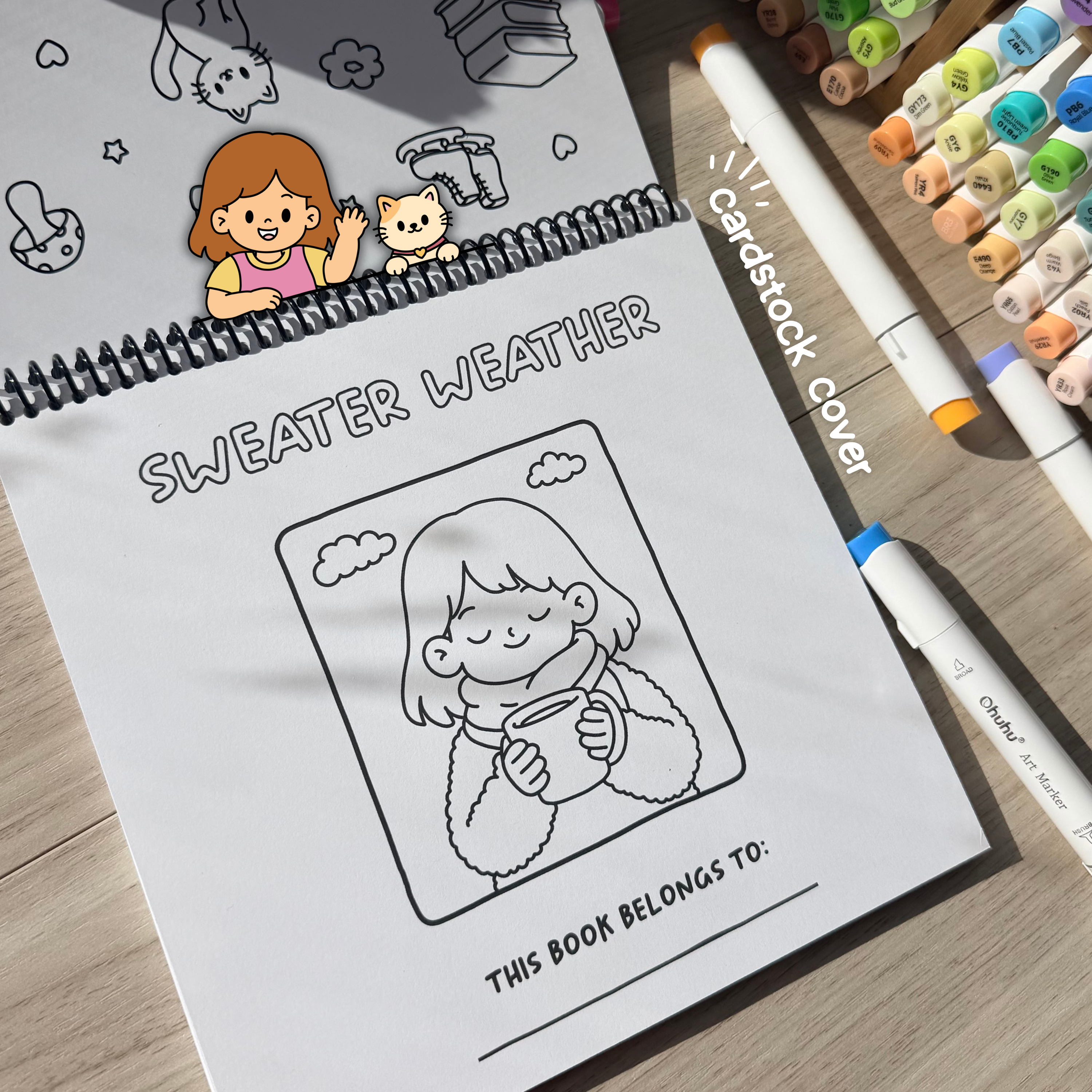 Sweater Weather  Coloring Book (Top Bound)