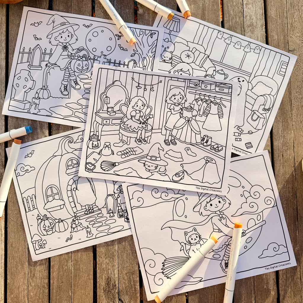 Spooky Season Coloring Pages