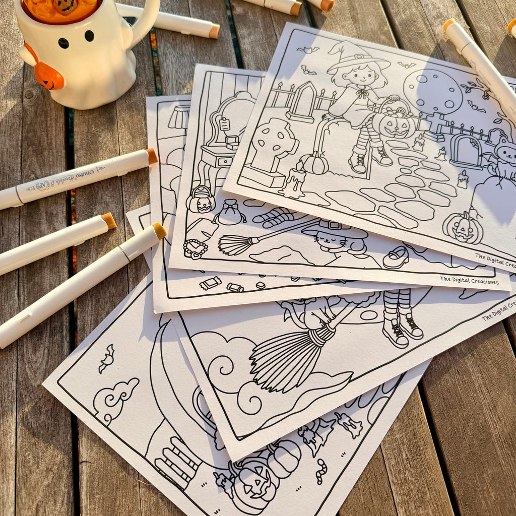 Spooky Season Coloring Pages