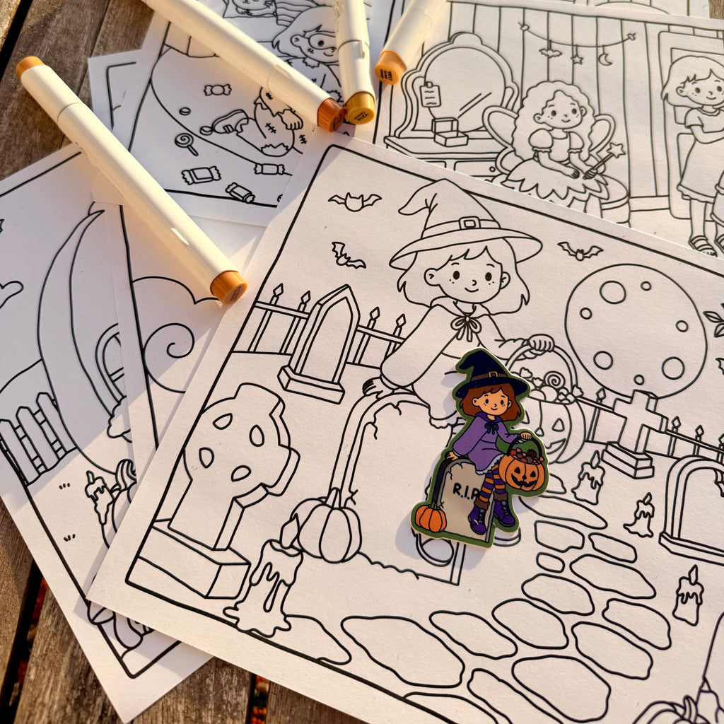 Spooky Season Coloring Pages