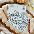 Pumpkin Patch Coloring Card