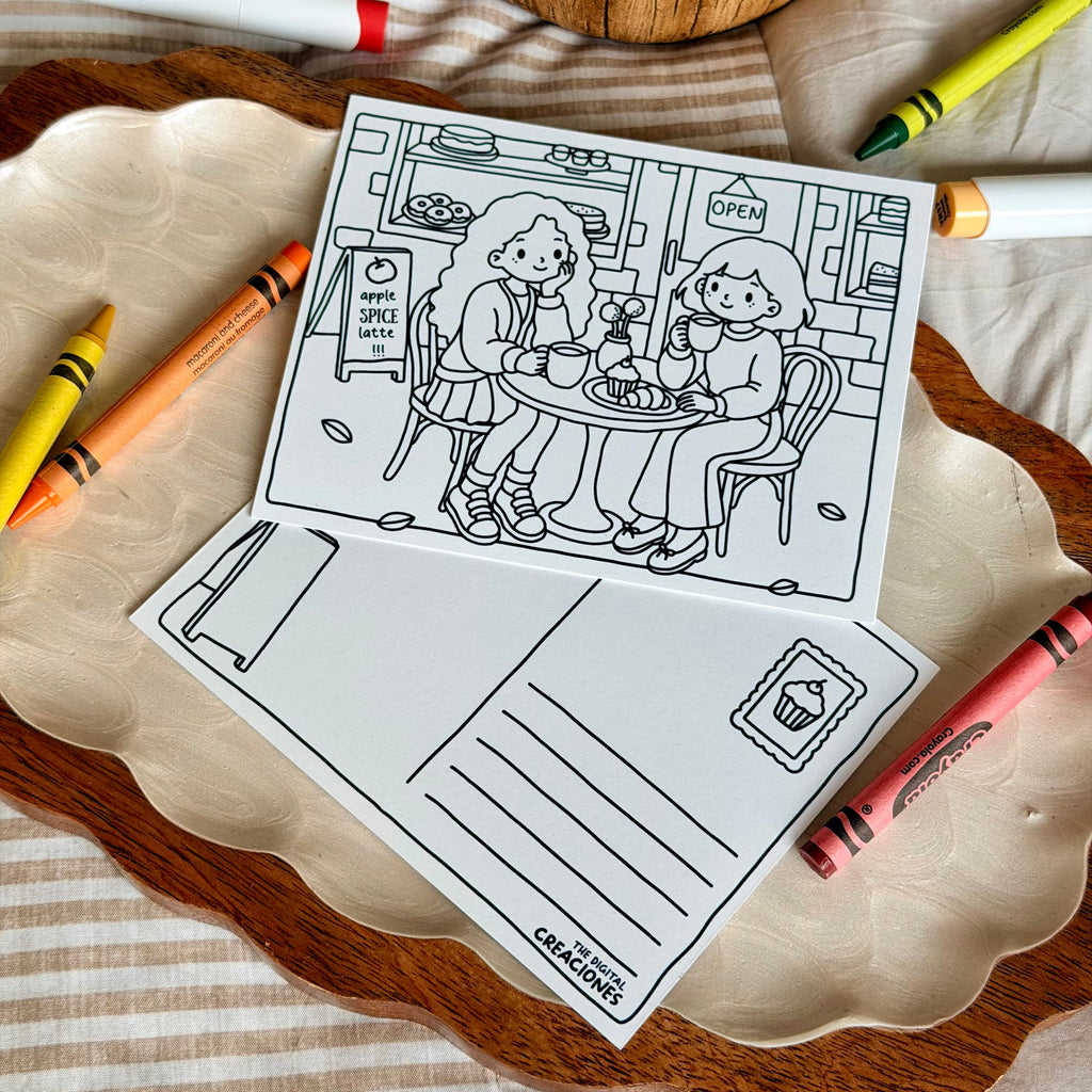 But First Coffee Coloring Card