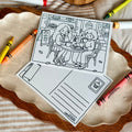 But First Coffee Coloring Card