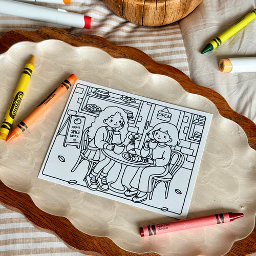 But First Coffee Coloring Card
