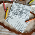 Rolling into Fall Coloring Card