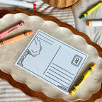Rolling into Fall Coloring Card