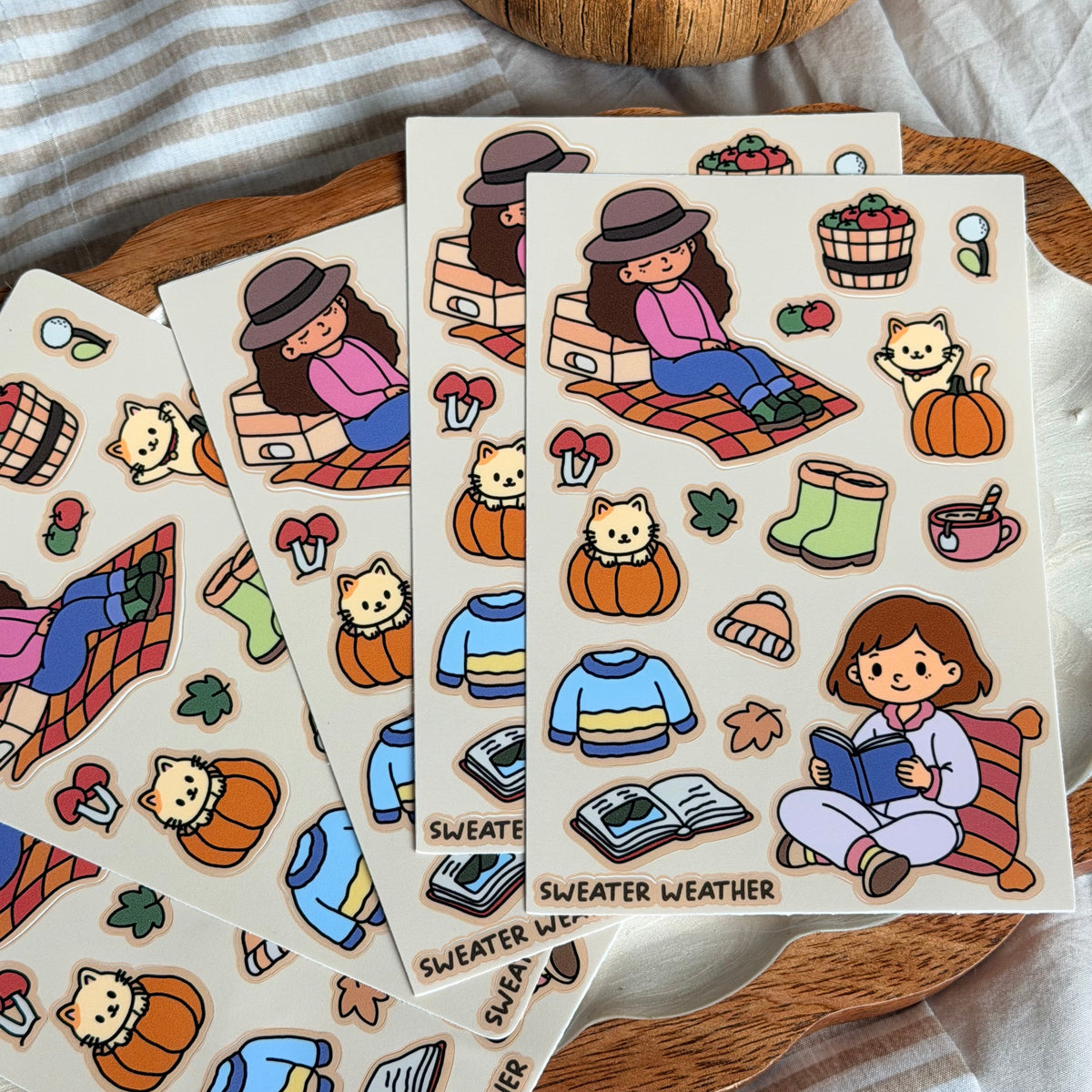 Little Fall Things Sticker Sheet