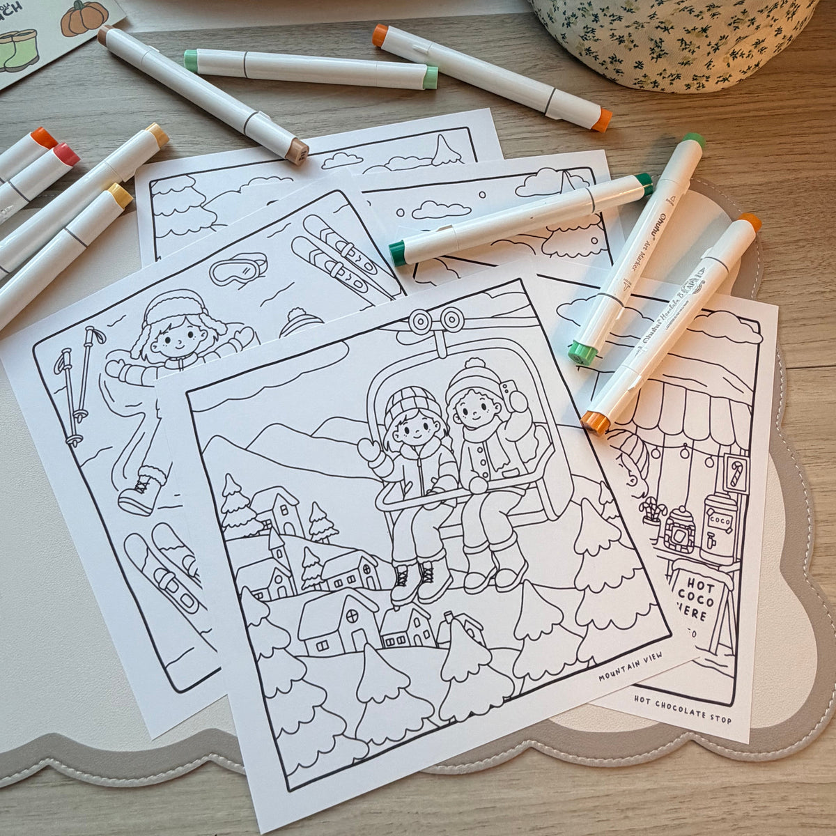 Sweater Weather Winter Printable Pages