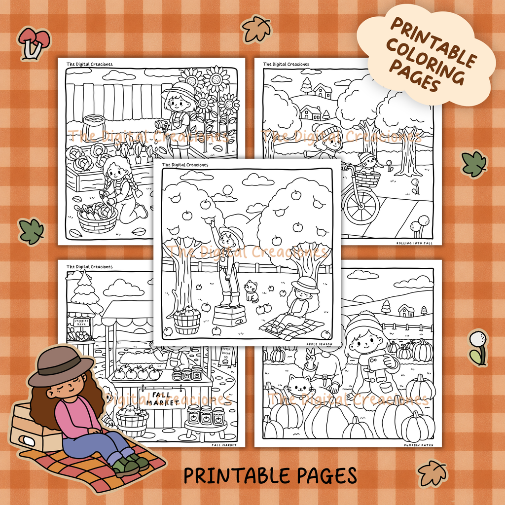 Sweater Weather Fall Printable Pages