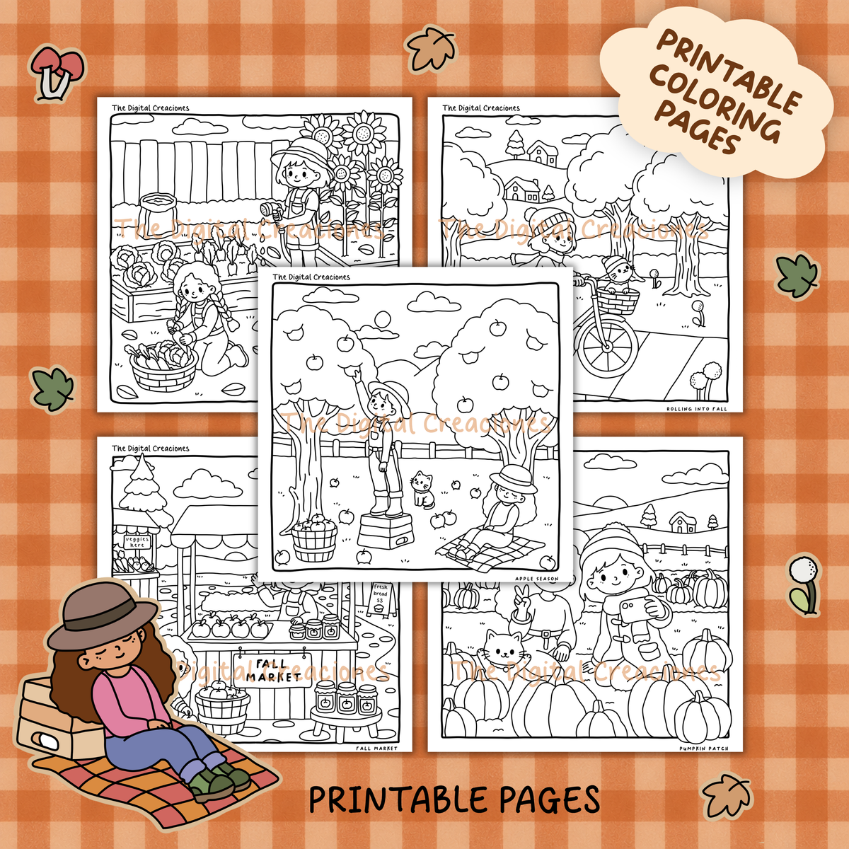 Sweater Weather Fall Printable Pages